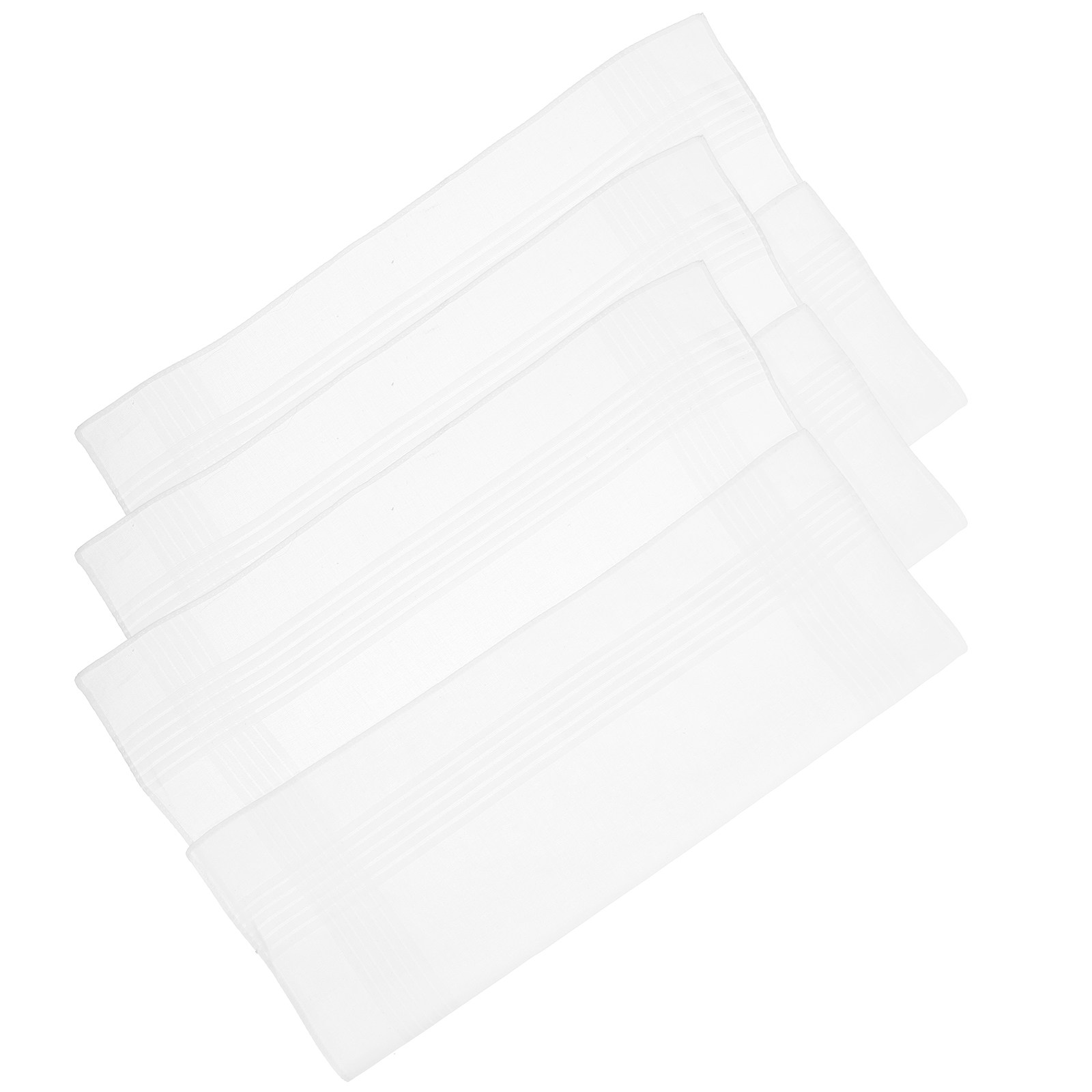 3Pcs Pure White Handkerchief S - đánh giá và giá Handkerchief Cotton Men