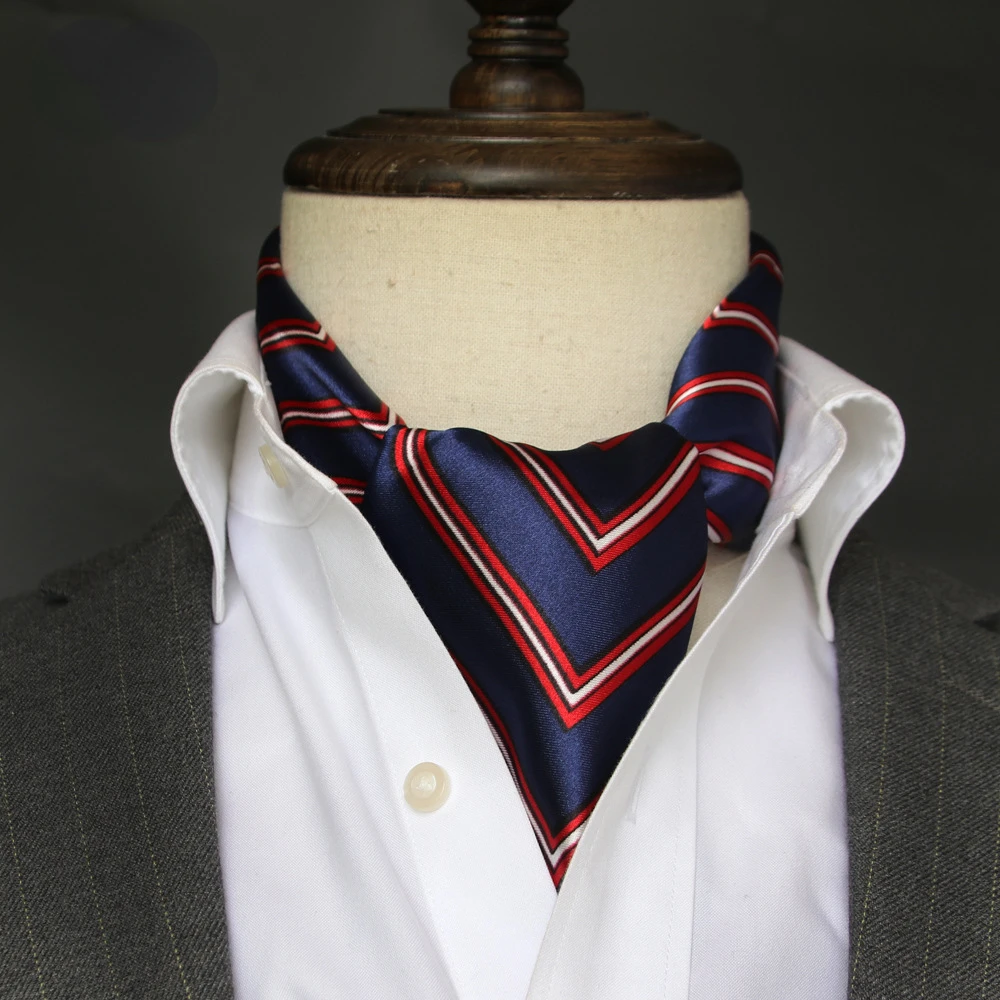 British Men's Silk Scarf Small - đánh giá và giá Ascot Neck Scarf
