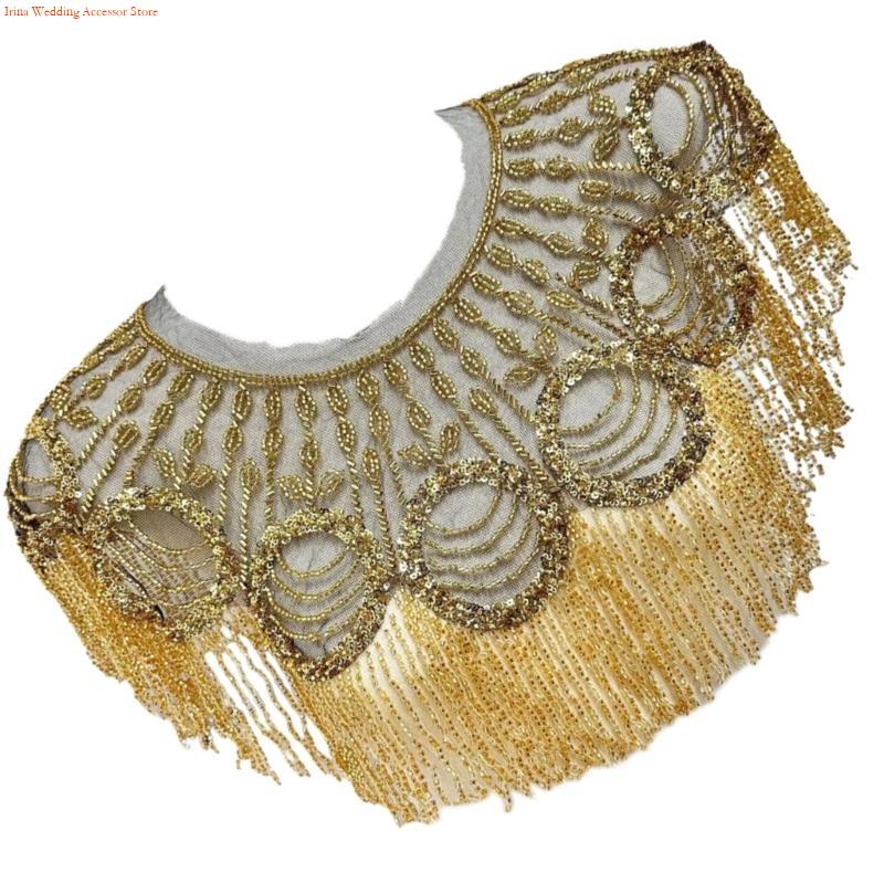 G92D Thêu sequin tua rua đính  - đánh giá và giá Stole Wedding Shawl