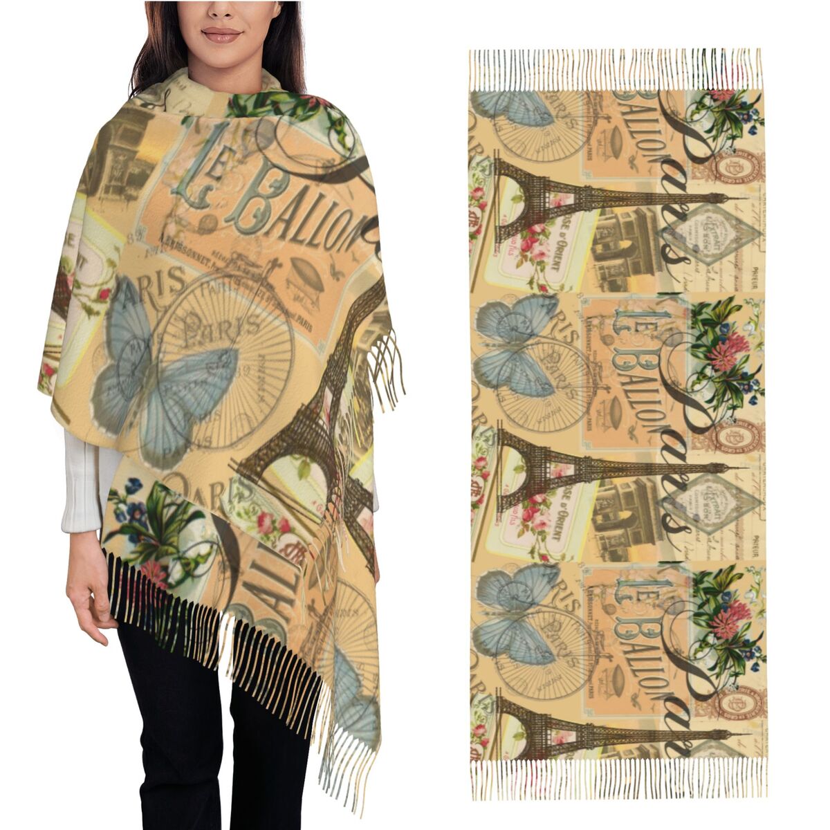 Shawl Wrap Women Winter Large  - đánh giá và giá Pashmina Wrap Large