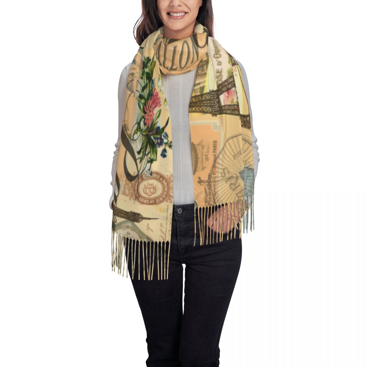 Shawl Wrap Women Winter Large  - đánh giá và giá Pashmina Wrap Large