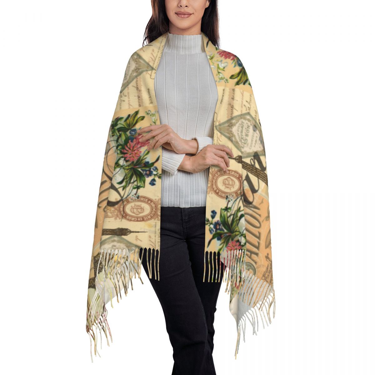 Shawl Wrap Women Winter Large  - đánh giá và giá Pashmina Wrap Large